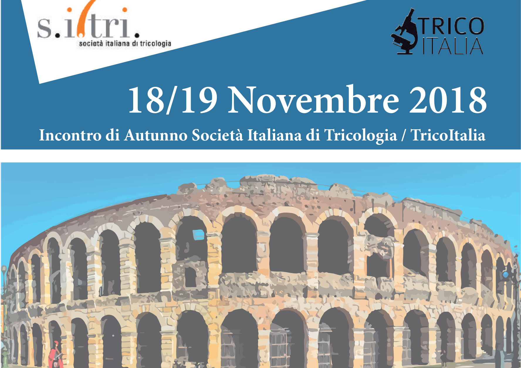 Incontro di Autunno della Società Italiana di Tricologia: 18-19 novembre 2018, Verona